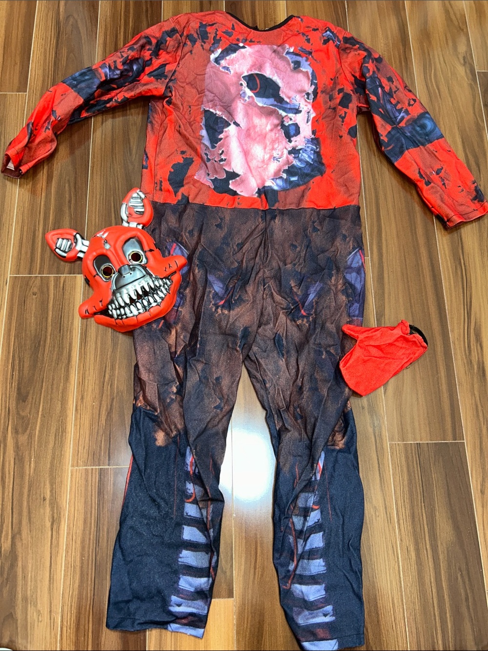 Large 10/12 kids Five nights at Freddy’s Nightmare foxy costume